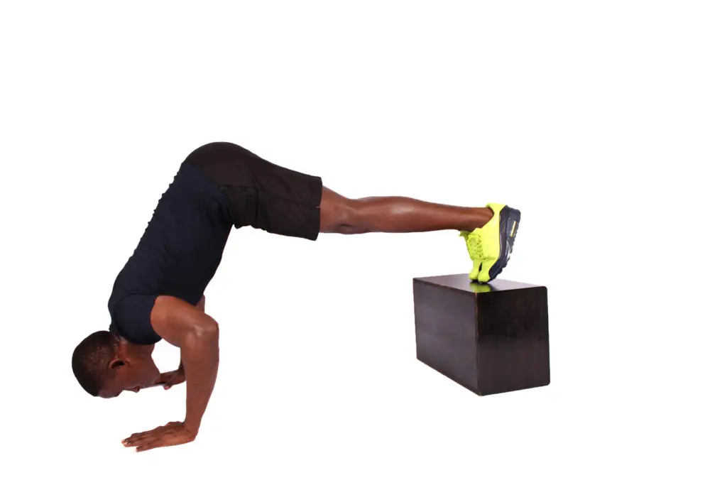 The pike pushup is one of the best bodyweight exercises and arm exercises. Use an exercise mat, and it makes a great exercise for calisthenics training at home